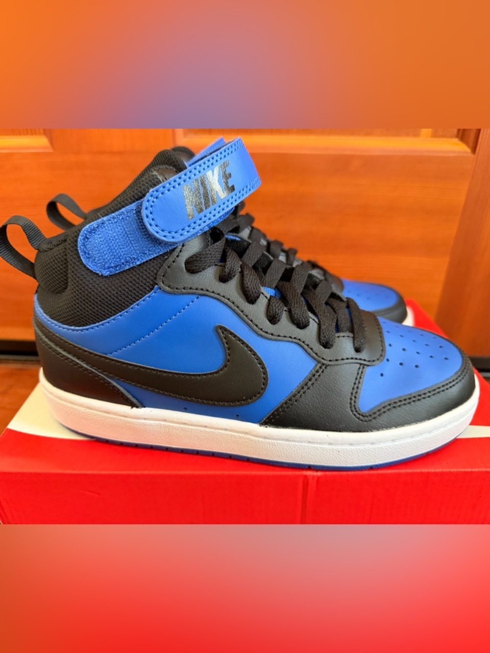 Nike Court Borough Mid 2 GS 'Game Royal' (Size 5Y)